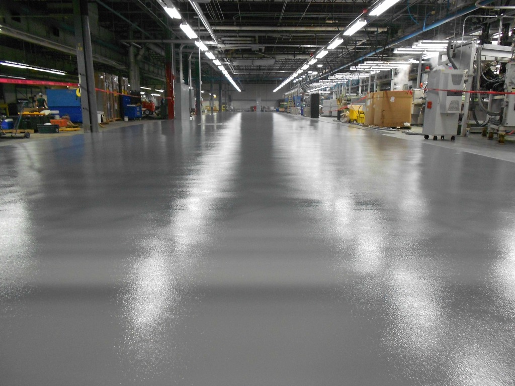 Industrial Concrete Floor Polishing