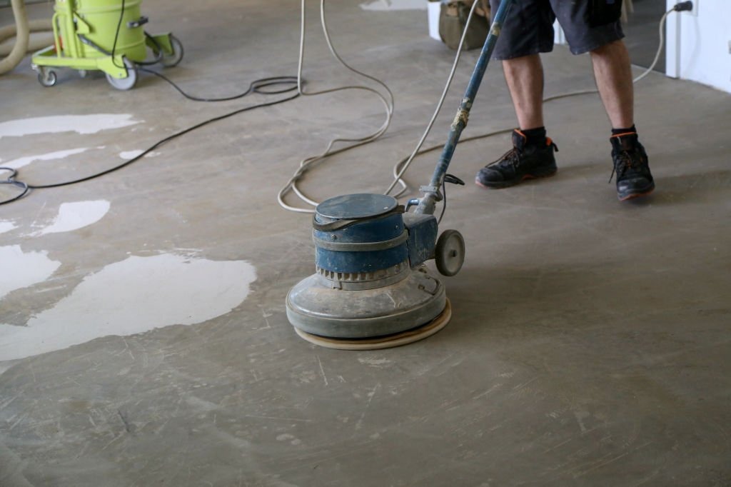 polishing concrete garage floor san antonio